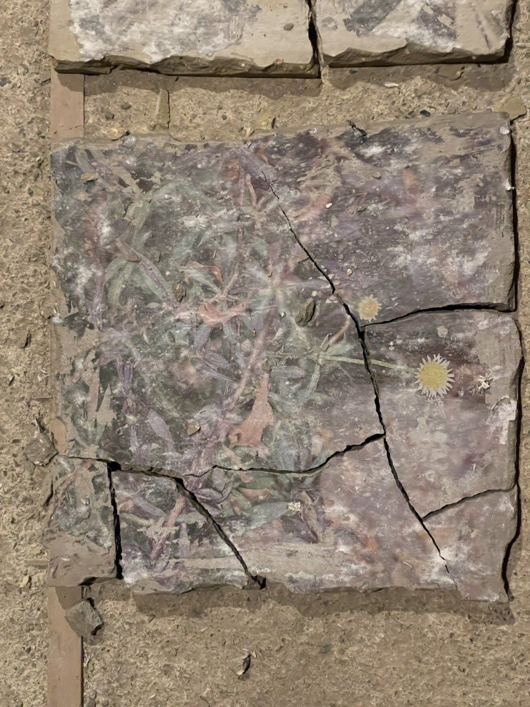 braking concret slab, wabi sabi process